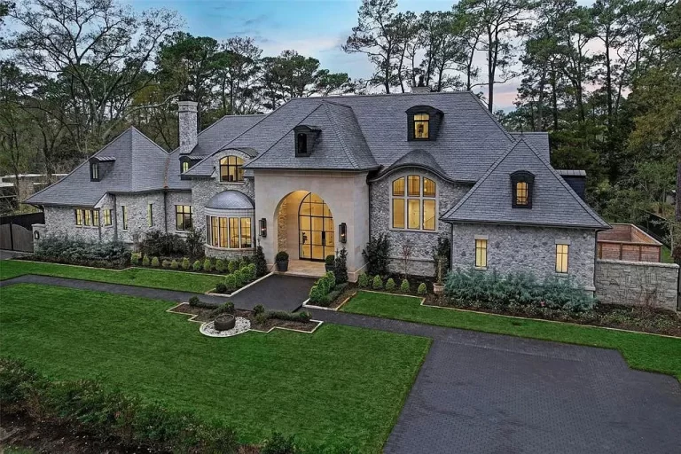 This Outstanding Custom Houston Home Exudes Elegance, Quality, and Over-the-top Elements