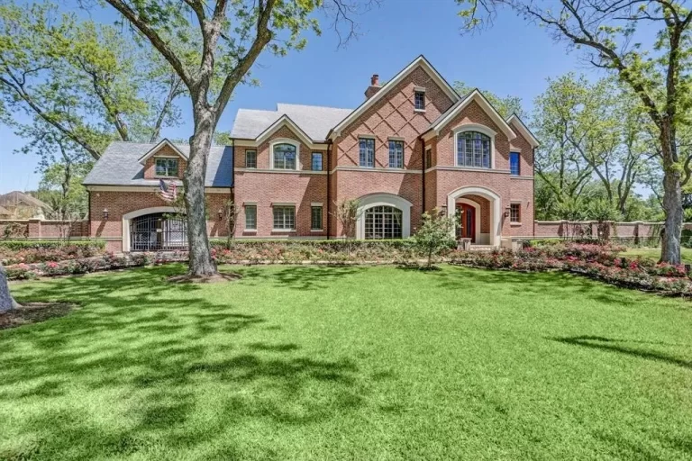 Gorgeous English Manor in Sugar Land Inspired by Europe’s Great Estates Hits the Market at $2,399,000
