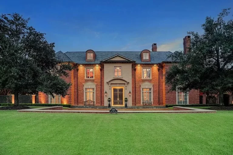 For Sale at $14.5 Million, This Beautiful River Oaks Custom Home in Houston has Large Entertaining and Living Spaces