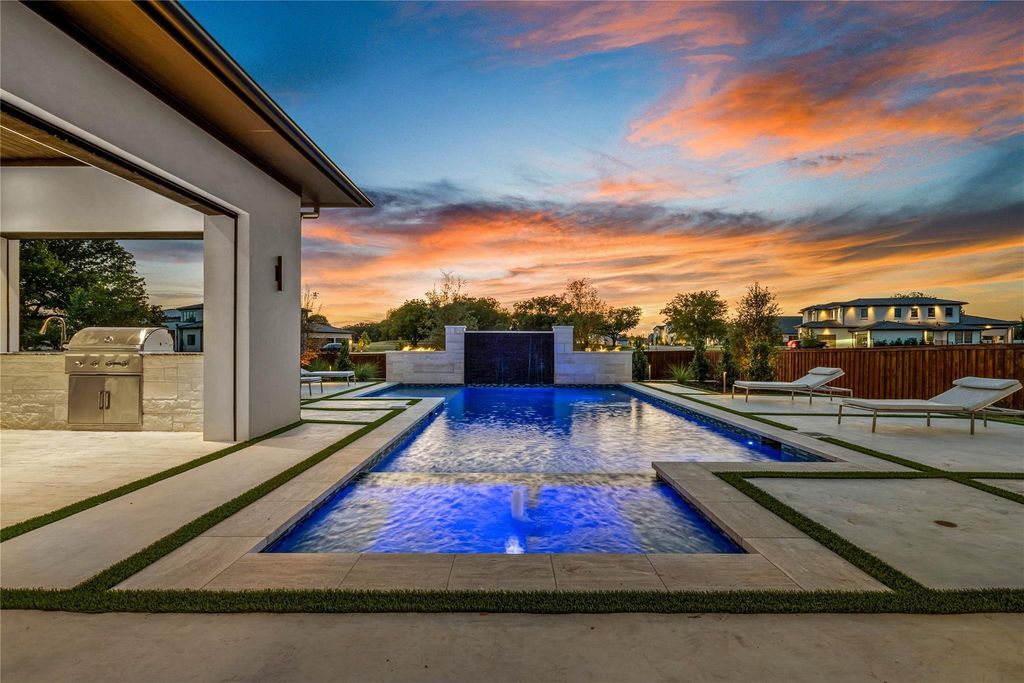 4. 15 million southlake masterpiece flawless landscape and contemporary elegance by calais custom homes 24