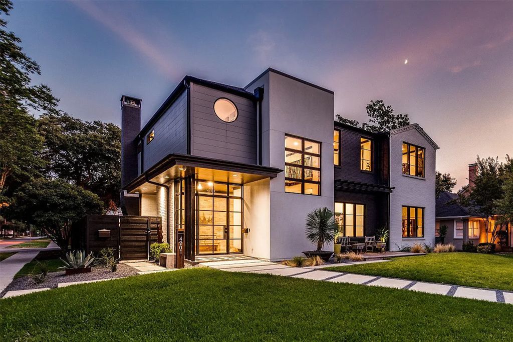 Gorgeous Modern Home in the Heart of University Park, Dallas Offers All Endless Amenities You Need, Asking for $3,599,000