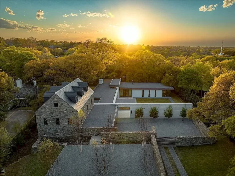 This Dallas Property Seamlessly Blends Classic Cotswold Cottage Inspiration with Modern Grandeur