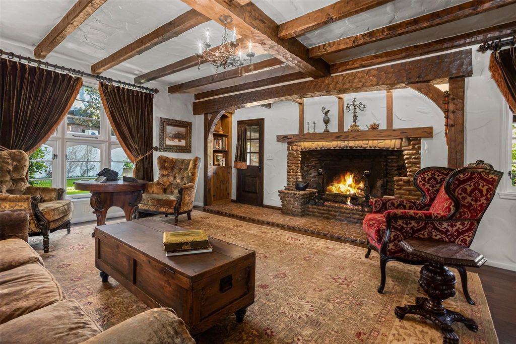 A 1937 english cottage in fort worth texas embracing exquisite craftsmanship and luxury finishes offered at 3. 985 million 8