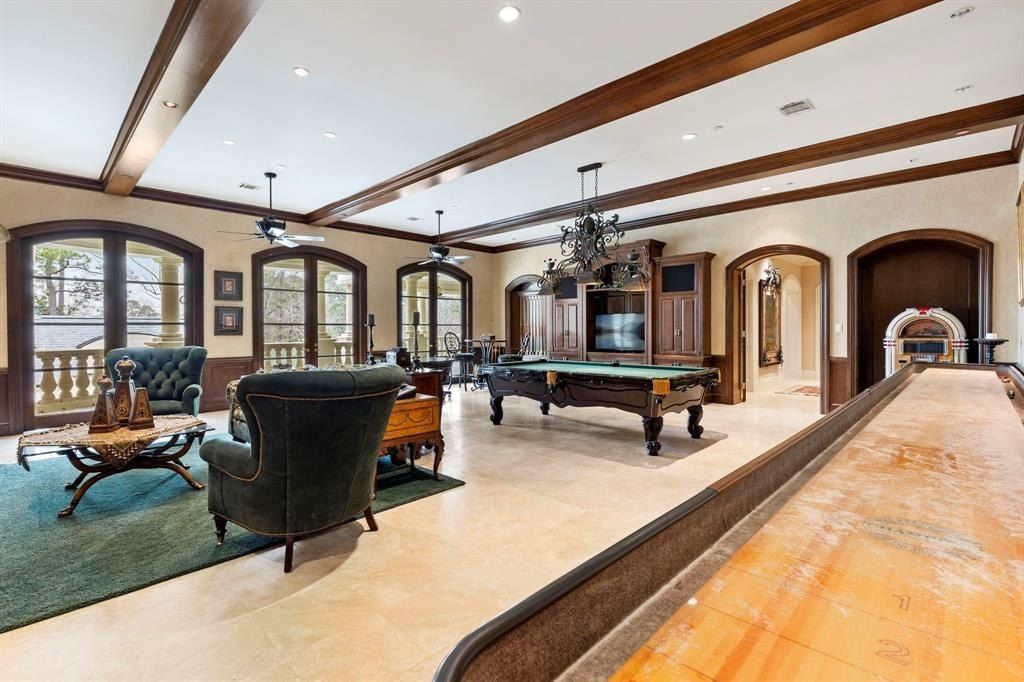 At the woodlands texas opulent mansion filled with grace and timeless architectural detail listed at 13 million 19