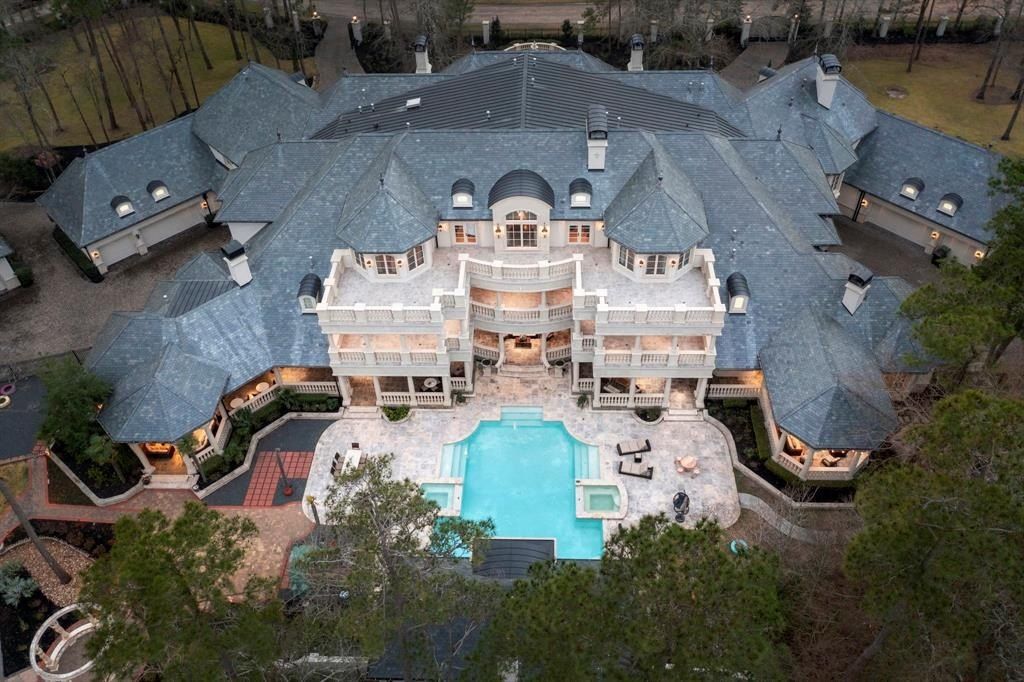 At the woodlands texas opulent mansion filled with grace and timeless architectural detail listed at 13 million 2