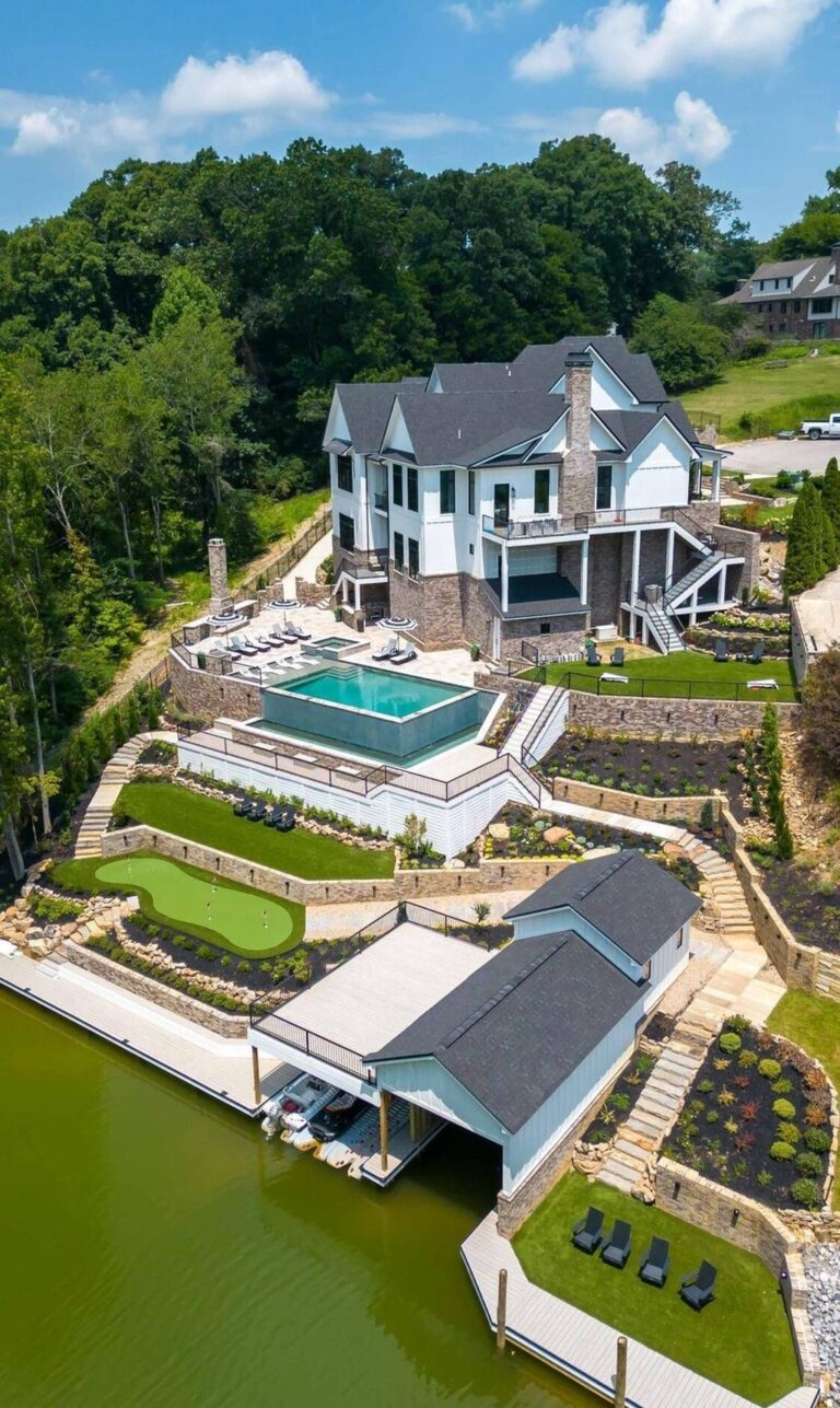 Awe-Inspiring Residence with Water Views and Privacy in Knoxville, Tennessee Listed at $5.495 Million