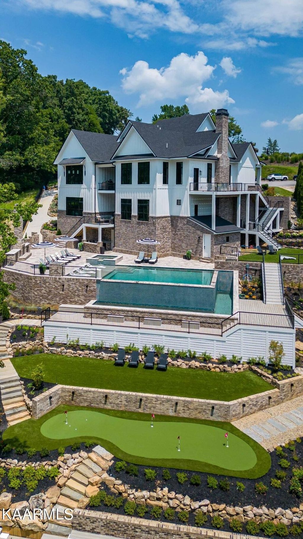 Awe inspiring residence with water views and privacy in knoxville tennessee listed at 5. 495 million 5