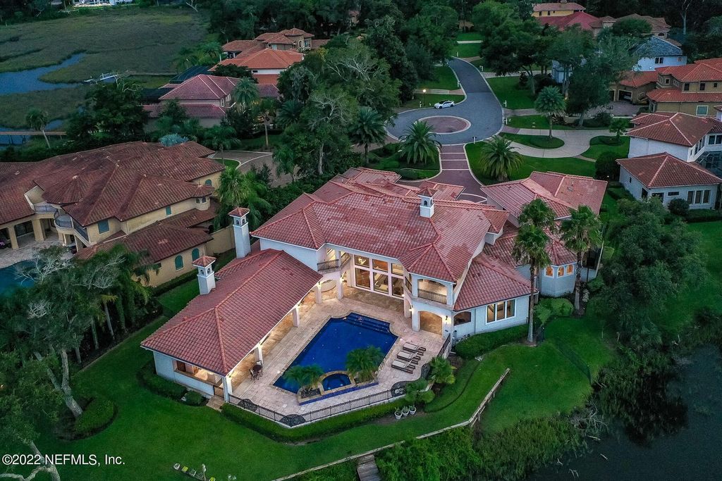 Breathtaking intracoastal waterway views elegant contemporary mediterranean home in florida listed at 4. 795 million 4