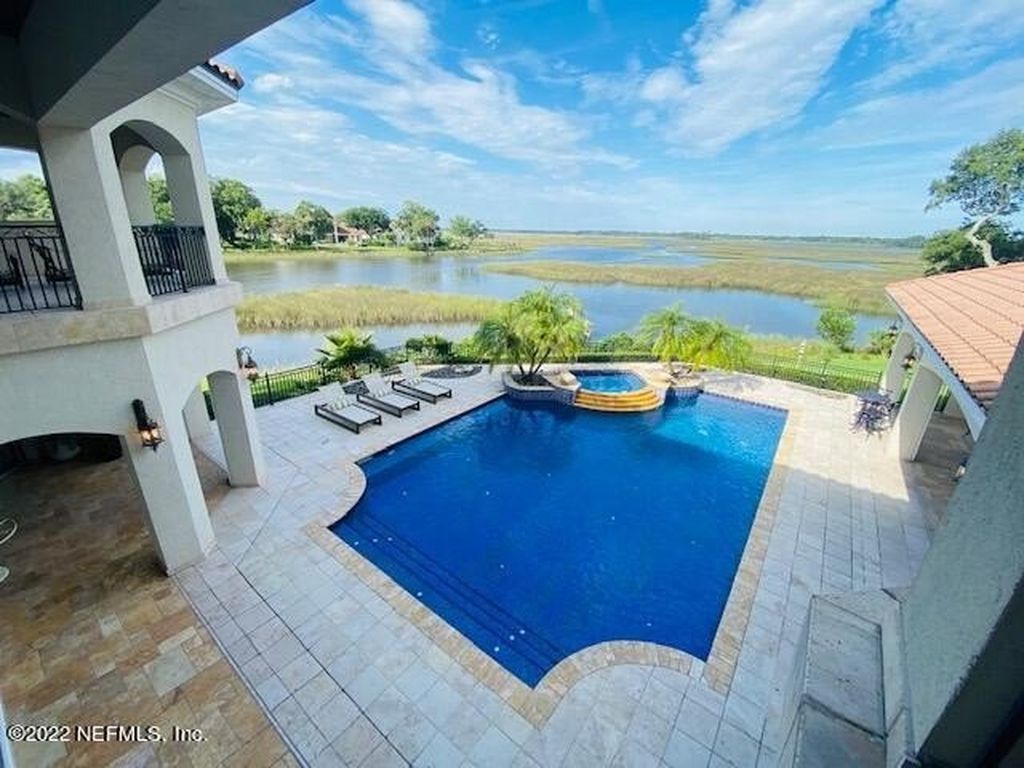 Breathtaking intracoastal waterway views elegant contemporary mediterranean home in florida listed at 4. 795 million 69
