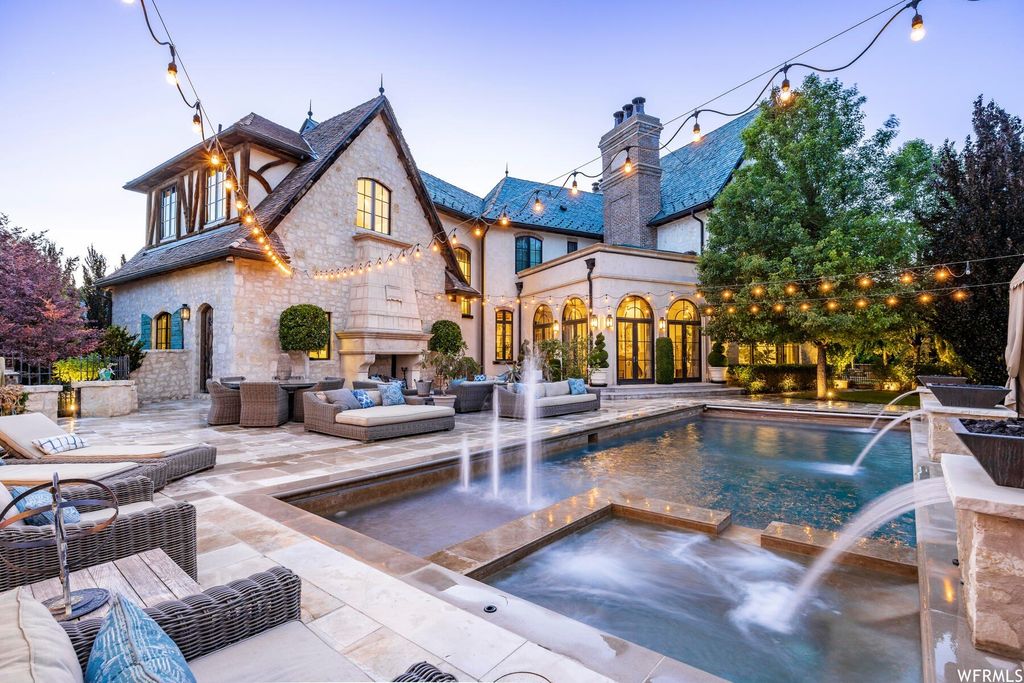 Captivating french inspired estate a timeless masterpiece in utahs heart offered at 7. 8 million 3
