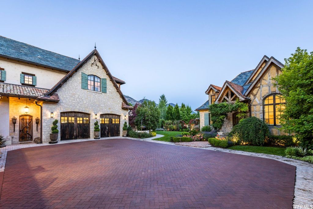 Captivating french inspired estate a timeless masterpiece in utahs heart offered at 7. 8 million 36