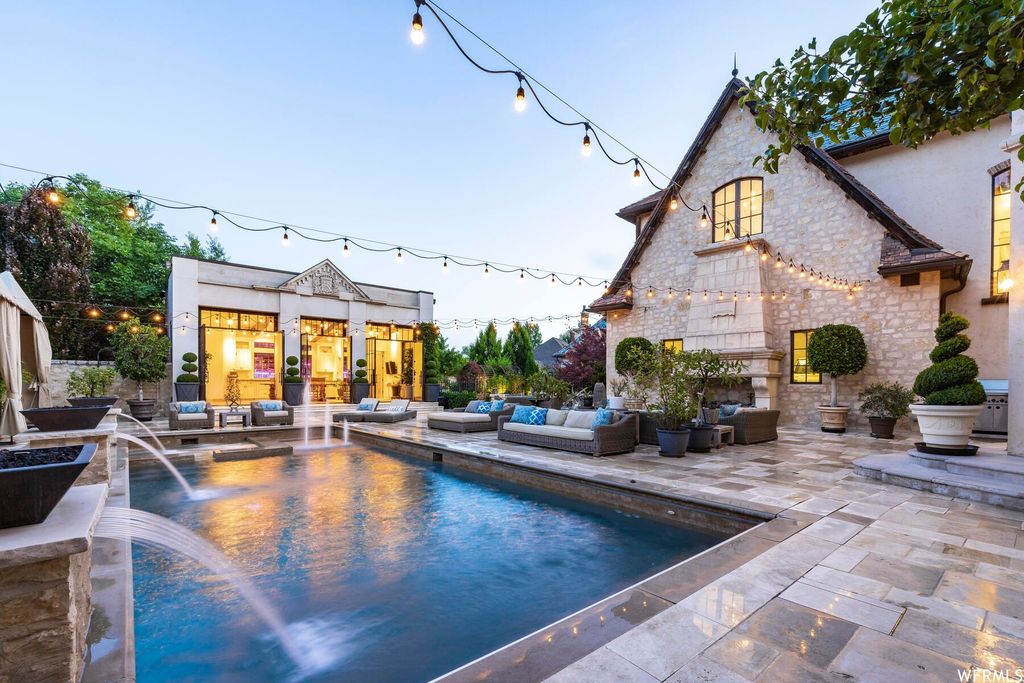 Captivating french inspired estate a timeless masterpiece in utahs heart offered at 7. 8 million 44