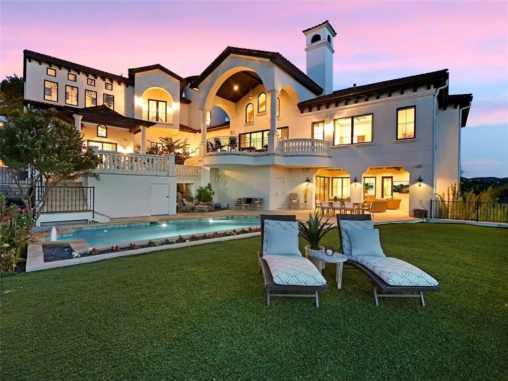 Captivating mediterranean santa barbara style residence with marina views in austin texas priced at 4848350 2