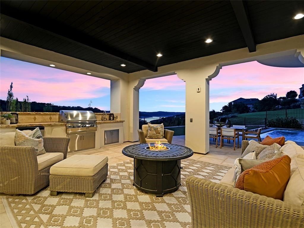 Captivating mediterranean santa barbara style residence with marina views in austin texas priced at 4848350 30