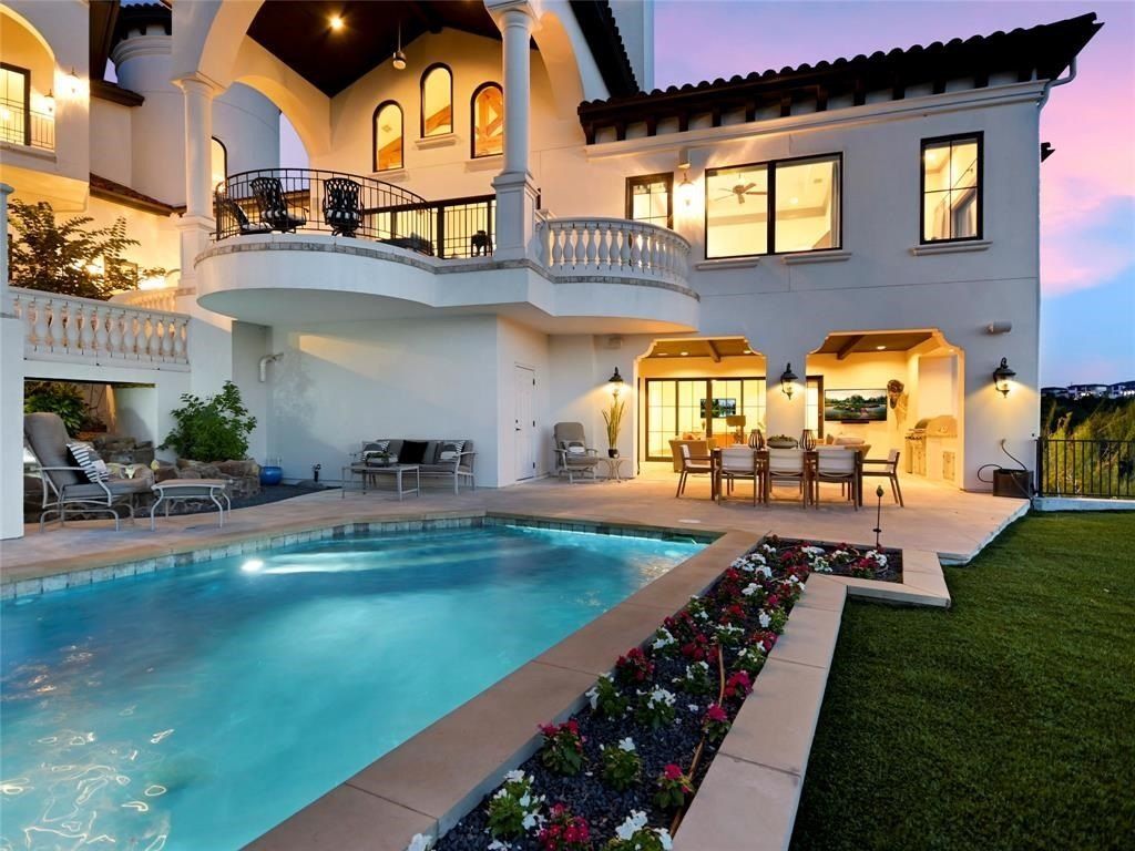 Captivating mediterranean santa barbara style residence with marina views in austin texas priced at 4848350 31