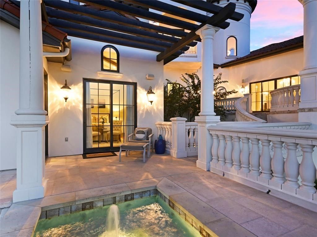 Captivating mediterranean santa barbara style residence with marina views in austin texas priced at 4848350 37