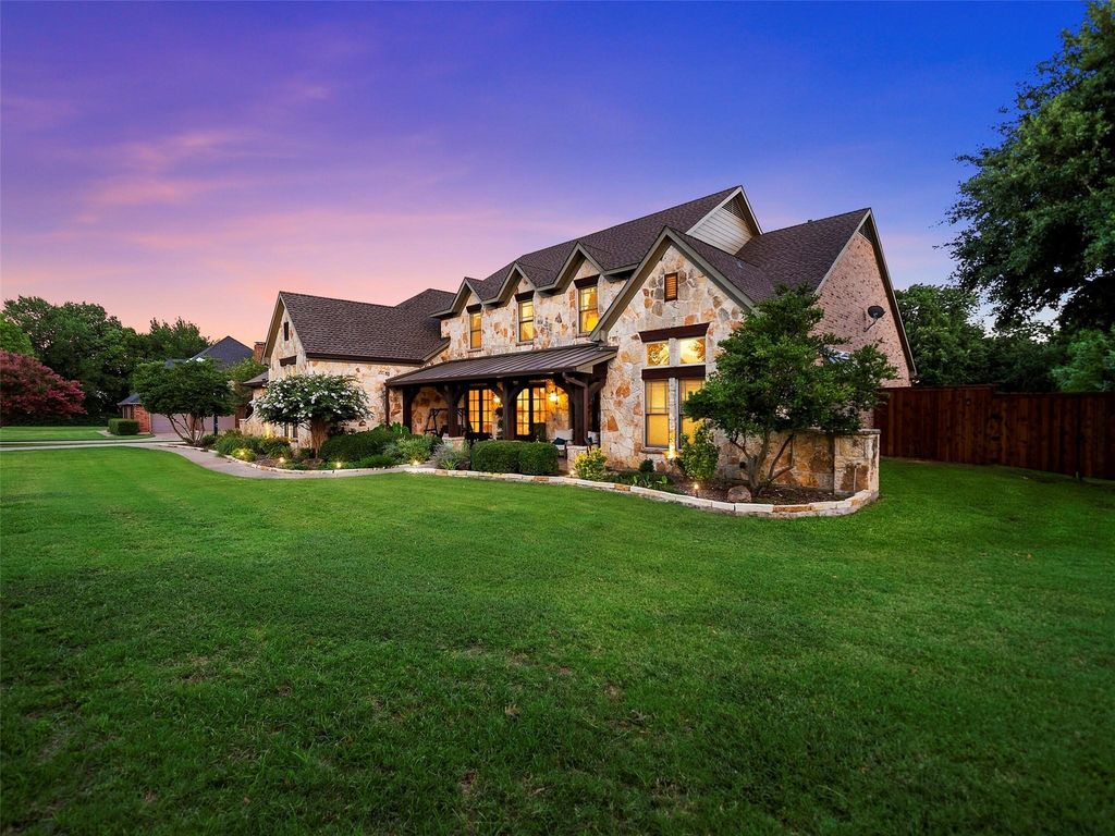 Captivating tim jackson-built masterpiece: private oasis with creek views in frisco, texas priced at $2. 35 million