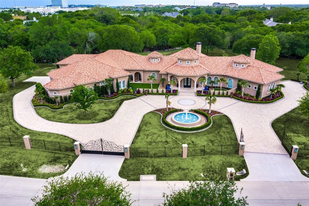 Creek-side retreat: a gem estates in frisco, texas with over 4 acres of natural serenity, priced at $7. 45 million