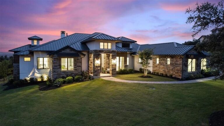 Elegant Contemporary Home Inspired by Hill Country Living in Austin, Priced at $2.499 Million