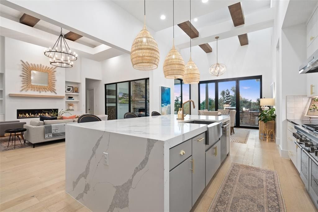Elegant contemporary home inspired by hill country living in austin priced at 2. 499 million 15