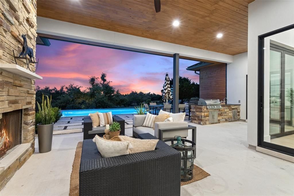 Elegant contemporary home inspired by hill country living in austin priced at 2. 499 million 32