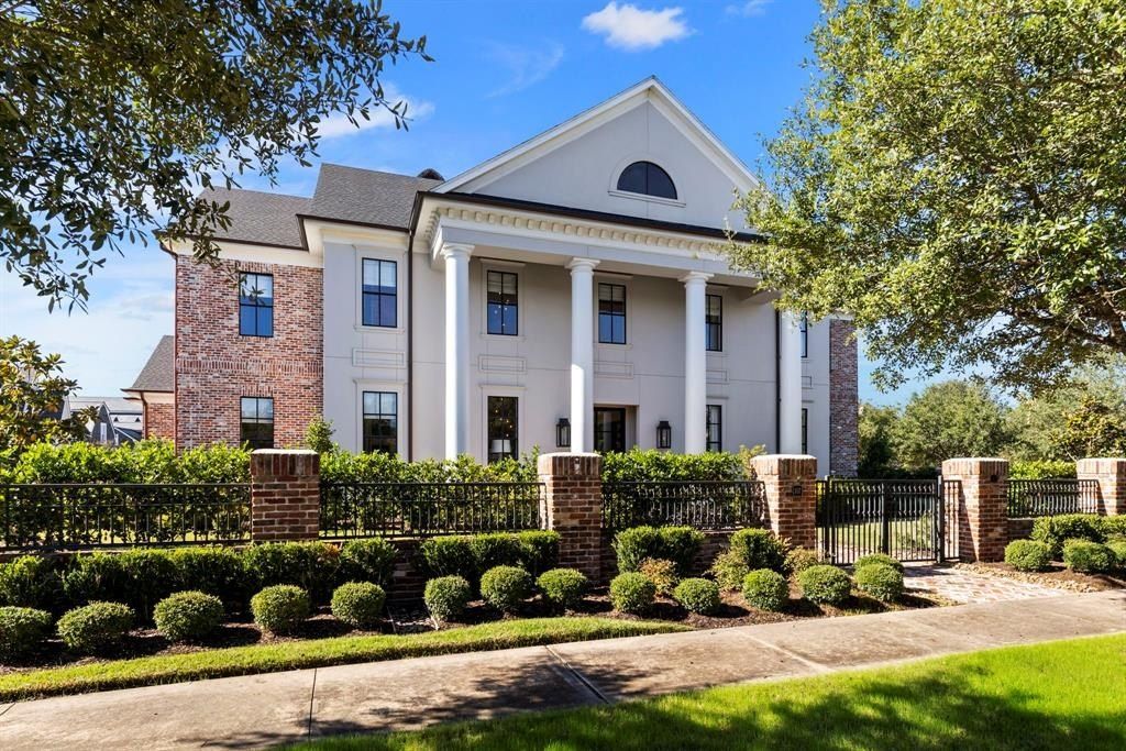 Elegant custom home with breathtaking views of georgian row park in the woodlands texas listed at 4. 495 million 1