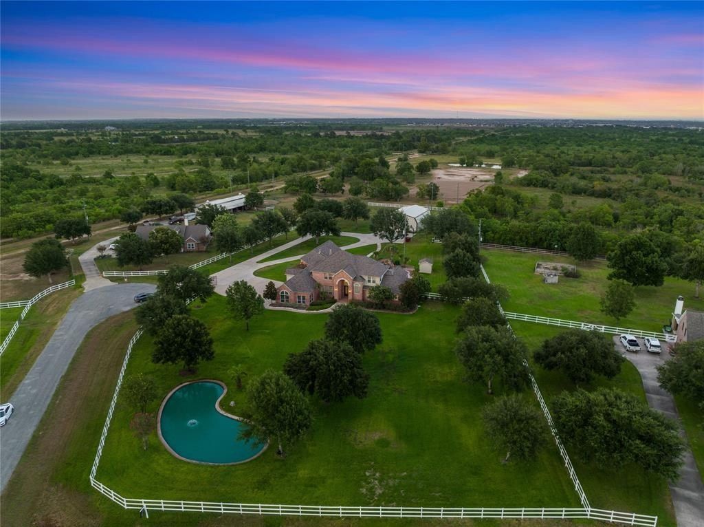 Elegant estate harmony a seamless integration of tranquil countryside living and modern convenience in katy texas priced at 1. 68 million 48