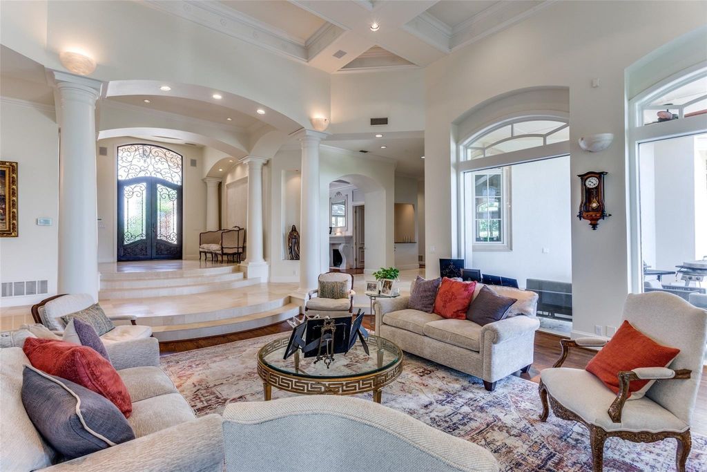 Elegant french chateau captivating mira vista estate in fort worth texas now available for 3. 95 million 10