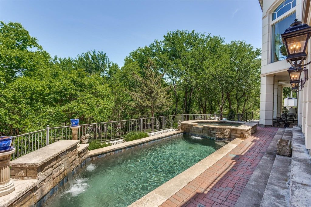 Elegant french chateau captivating mira vista estate in fort worth texas now available for 3. 95 million 32