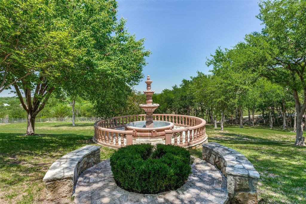 Elegant french chateau captivating mira vista estate in fort worth texas now available for 3. 95 million 36