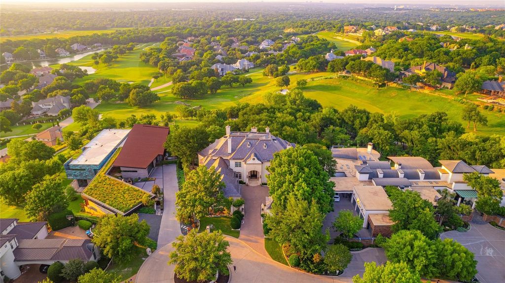 Elegant french chateau captivating mira vista estate in fort worth texas now available for 3. 95 million 6