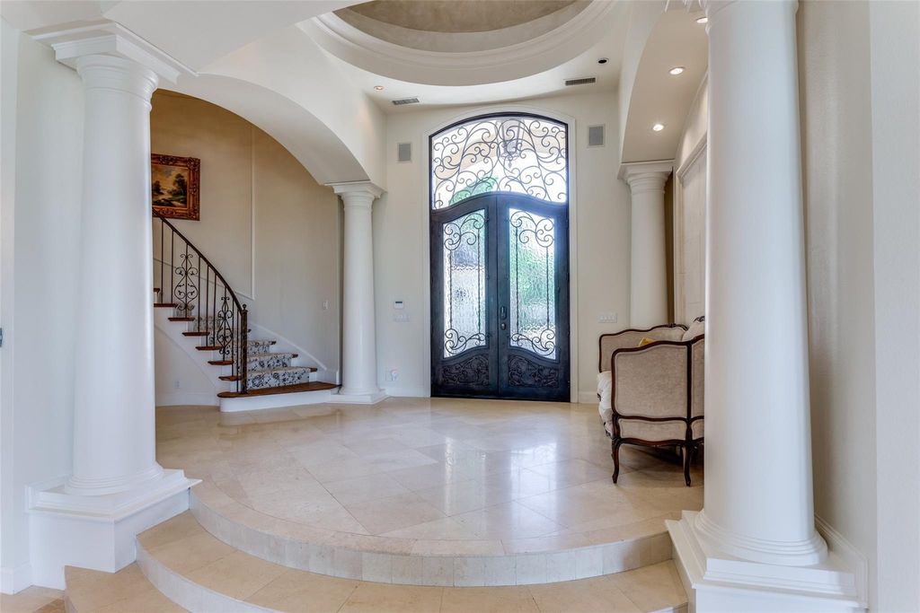 Elegant french chateau captivating mira vista estate in fort worth texas now available for 3. 95 million 7