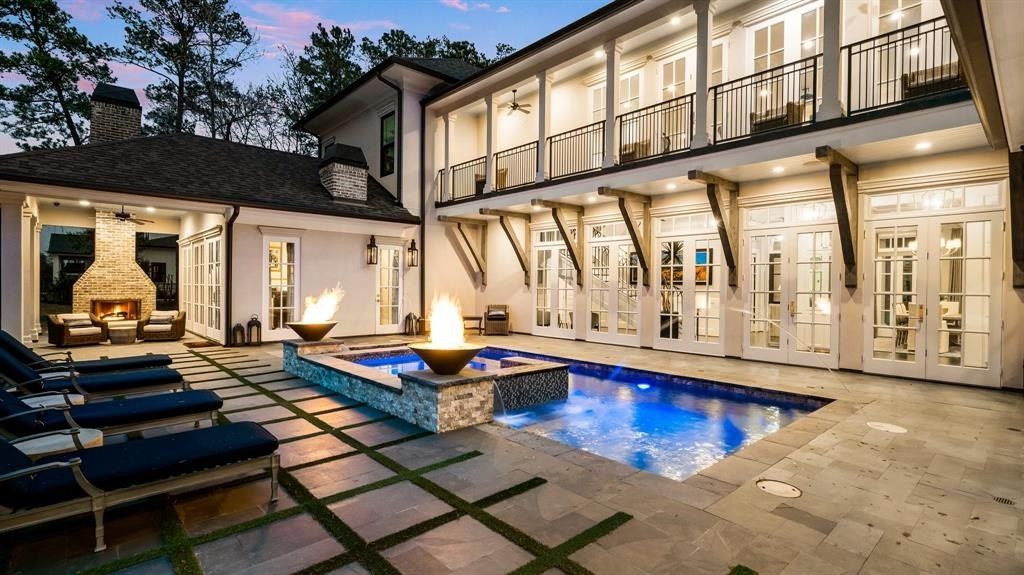 Elegant grand estate with traditional charm for private entertaining in the woodlands texas listed at 4. 35 million 40