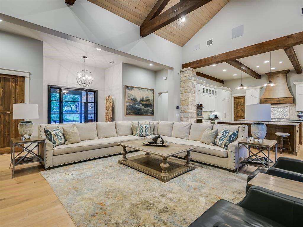 Elegant hilltop custom home in gated waterfront community of spicewood offered at 3. 195 million 9