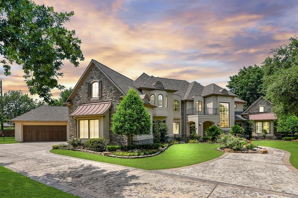 Elegant katy texas property boasts stylish modern home and private resort style pool priced at 1. 685 million 2