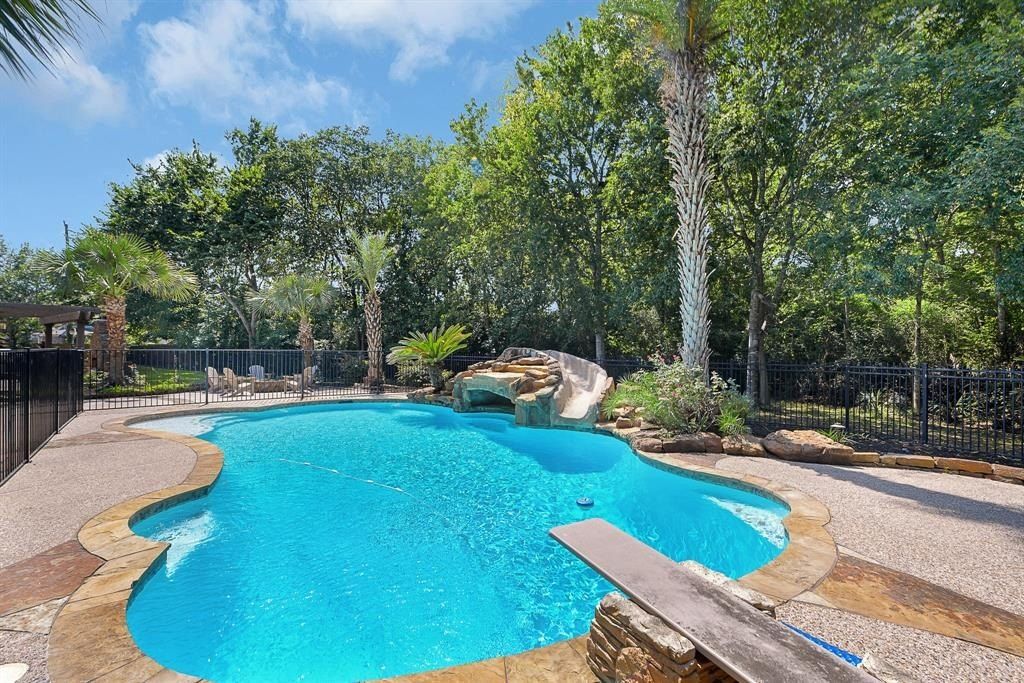 Elegant katy texas property boasts stylish modern home and private resort style pool priced at 1. 685 million 43