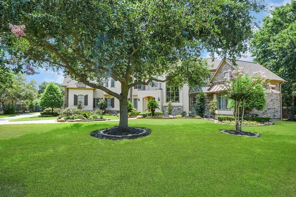 Elegant katy texas property boasts stylish modern home and private resort style pool priced at 1. 685 million 5
