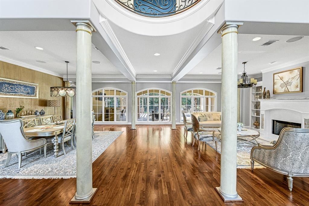 Elegant katy texas property boasts stylish modern home and private resort style pool priced at 1. 685 million 6