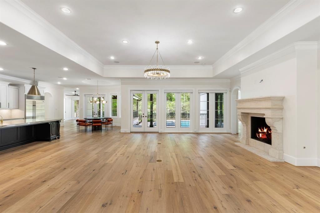 Elegant modern residence with timeless charm in the woodlands texas offered at 2. 999 million 8 1