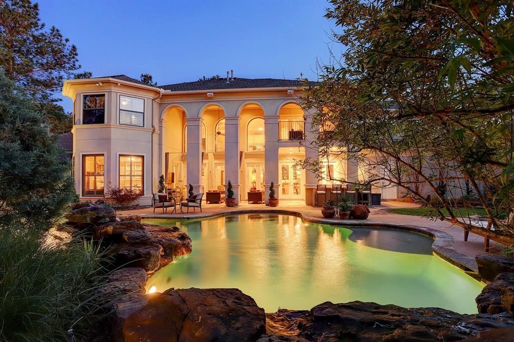 Embrace luxury mediterranean masterpiece awaits in gated cinco ranch katy texas listed at 1. 549 million 1