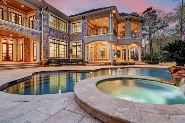 European-Inspired Jeff Paul Custom Home, Fully Renovated, Offered at $3.6 Million in The Woodlands, Texas