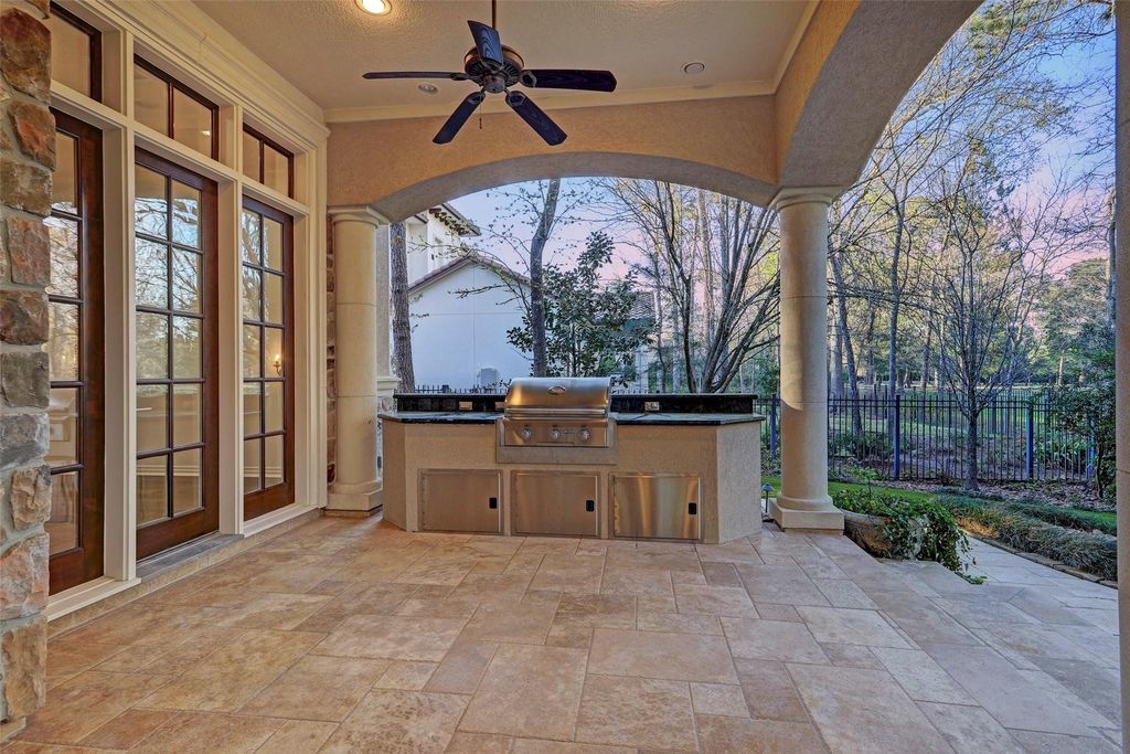 European inspired jeff paul custom home fully renovated offered at 3. 6 million in the woodlands texas 42
