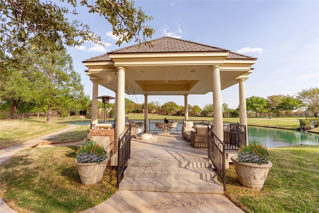 Exquisite southlake estate 7. 75 million for a breathtaking home with stocked pond tranquil fountain and private gazebo 36