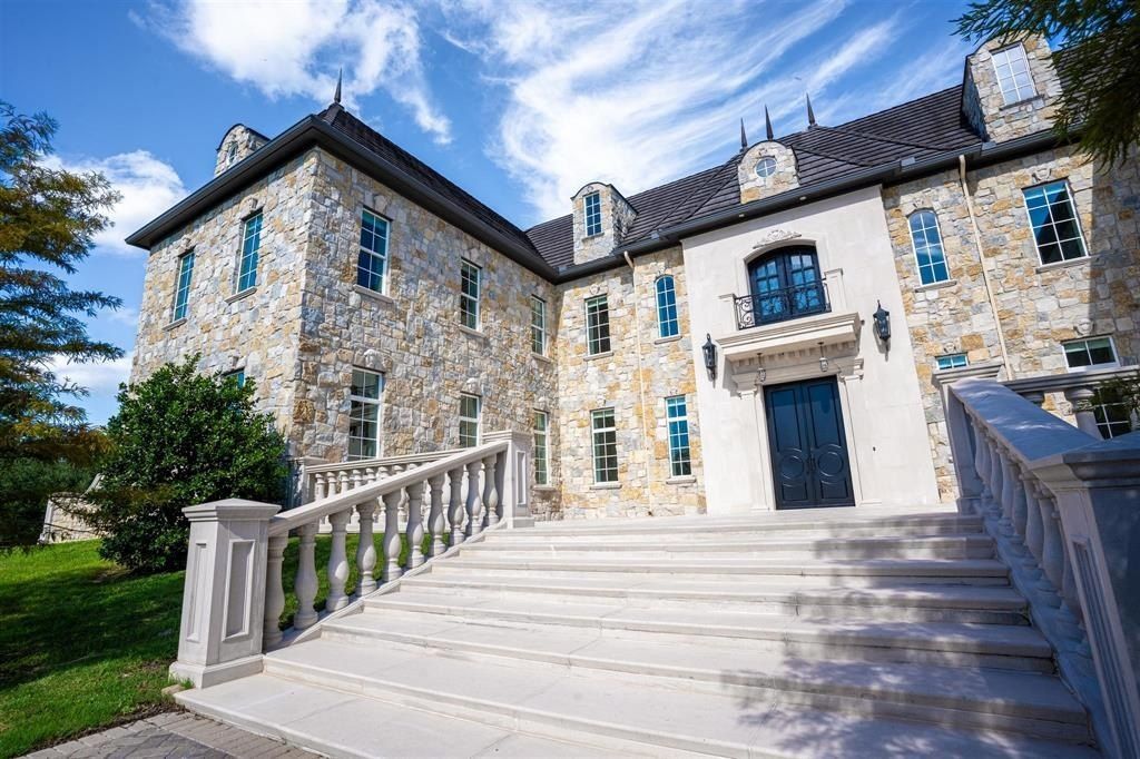 French estate in richmond showcasing expert craftsmanship in concrete steel and stone priced at 2. 999 million 11