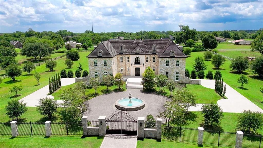 French estate in richmond showcasing expert craftsmanship in concrete steel and stone priced at 2. 999 million 3
