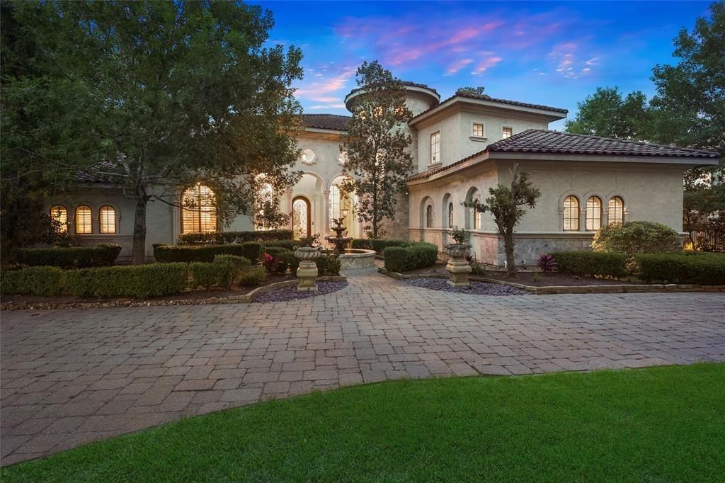 French manor in the woodlands texas enchanting vistas of verdant gardens luxurious architecture priced at 3. 295 million 1