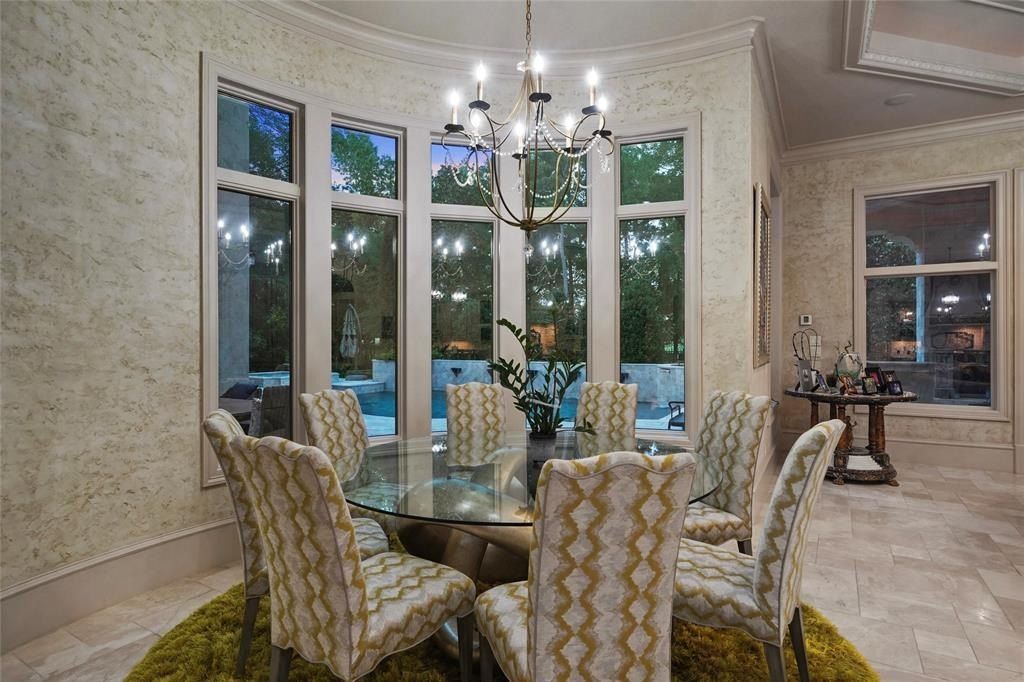 French manor in the woodlands texas enchanting vistas of verdant gardens luxurious architecture priced at 3. 295 million 17