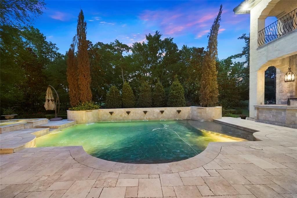 French manor in the woodlands texas enchanting vistas of verdant gardens luxurious architecture priced at 3. 295 million 19