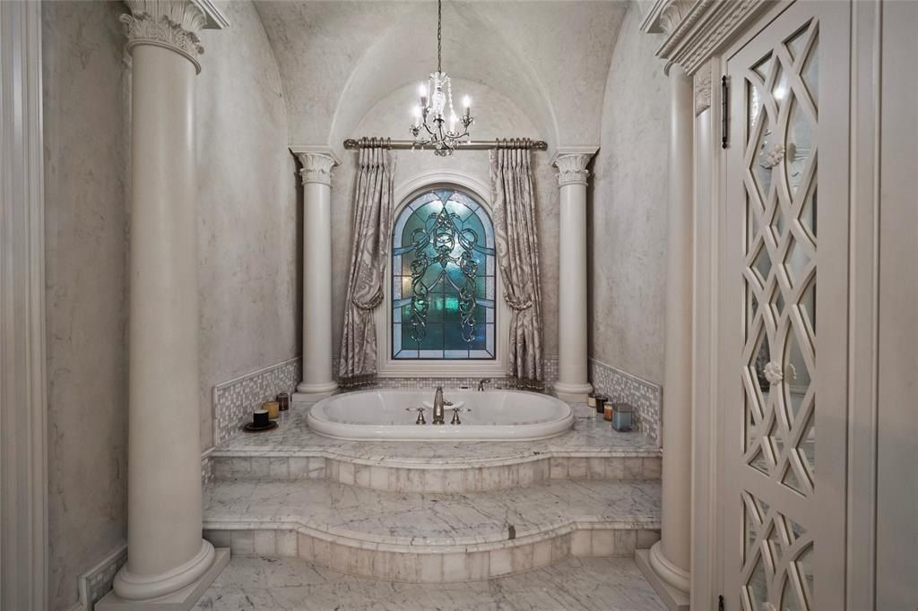 French manor in the woodlands texas enchanting vistas of verdant gardens luxurious architecture priced at 3. 295 million 28