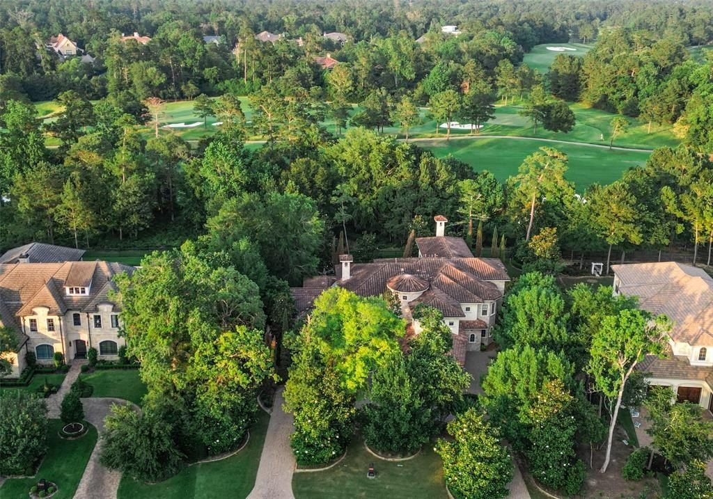 French manor in the woodlands texas enchanting vistas of verdant gardens luxurious architecture priced at 3. 295 million 3